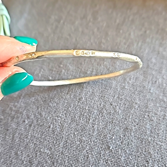 Bracelet lot Fossil charm slide, bangle, 2 beaded blues greens silver keys cute - Picture 5 of 10